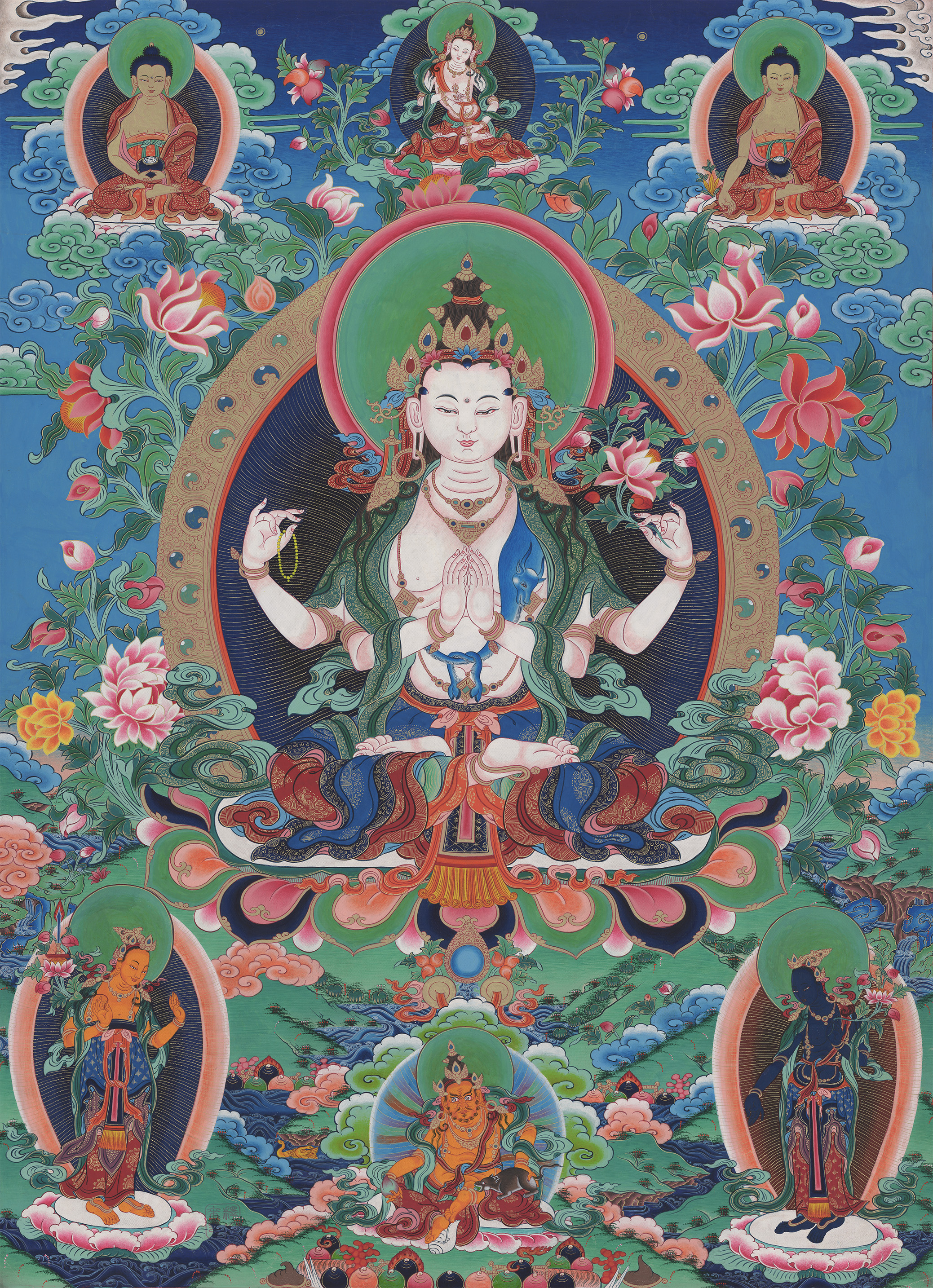  Bạch Quán Thế Âm – Liên Hoa Tịnh Diệu